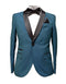 Dark Teal Tuxedo - Black and Teal Suit - Teal Green Suit - Deep Teal Suit - AlbertoNardoniStore