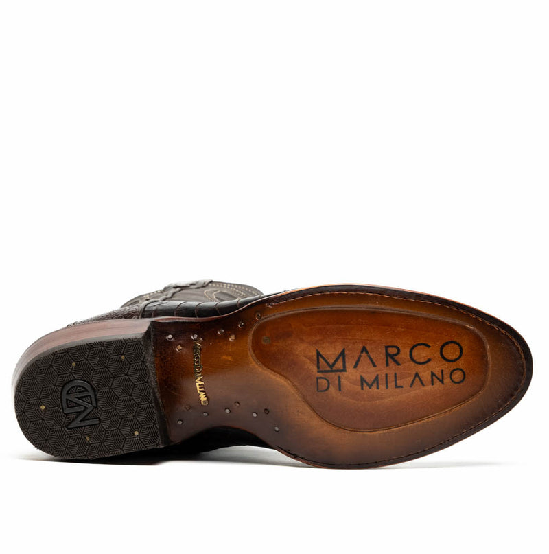 Marco Di Milano Denver Brown Leather Dress Shoe