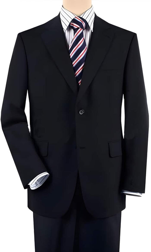 Mens Blue Wool Suit   - Any Brand Style Size