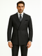 Double Breasted Suits - Vested Suits Wool Fabric - Apolo King Brand - Gray Stripe Suit