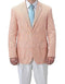 Pinstripe Blazer for Men - Bold Pinstripe Sport Jacket Perfect for Casual or Dressy in Orange