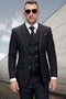 Gray Wool Suit - English Suit - Mens Wool Business Suit