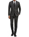 Manchester Tailored Suits - Slim Fit Charcoal Suit - Tapered Europian Cut Suit $199