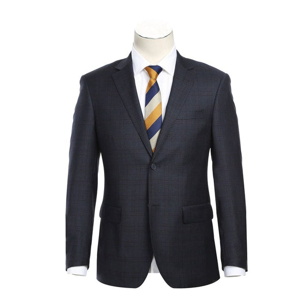 English Laundry Suits Brand Men's Slim Fit Wool Suit