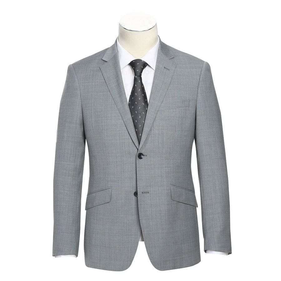 Mens Slim Fit Wool Blend Stretch Suits