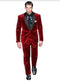 Maroon Velvet Fabric Suit With Velvet Tuxedos Fabric