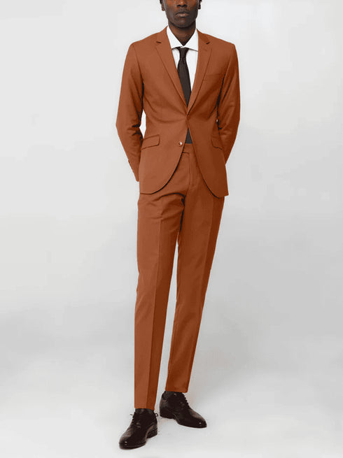 Copper Two Button Suit