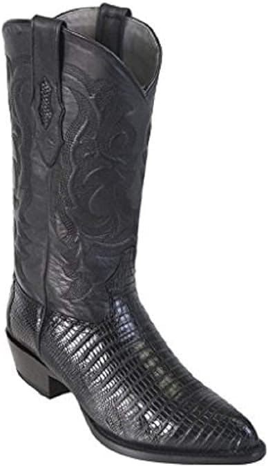 Los Altos Boot - Los Altos Cowboy Boots - Original Brown Caiman (Gator) Tail LeatherJ-Toe Boot