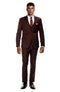 Title Skinny Fit Suit - Extra Slim Fit Prom Suit Burgundy Ultra Slim Fit 3-Piece Prom Suit