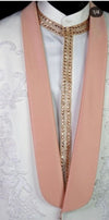 Wedding Tuxedos For Men in Light Pink Classic Wedding Tuxedo Style For Guys - Two Toned Lapel