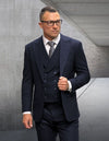 Statement Suits - Wool Suits - Peak Lapel Modern Fit Perfect for Business in 10 colors
