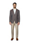 Brown Windowpane Sport Coat - Mens Brown Blazer