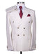 Mens Wool Business Suits For Men - Wool Fabric "White" Suit