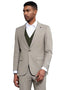 Mens Olive Plaid Suit Men's Stacy Adams One Button Peak Lapel Vested Micro Check In Sage Green With An Olive Green Vest