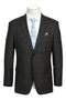 Brown Windowpane Sport Coat - Mens Brown Blazer