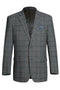 Brown Windowpane Sport Coat - Mens Brown Blazer