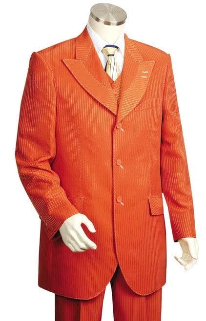 Burnt Orange Mens Suit - AlbertoNardoniStore