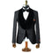 Gianni | Black with Black Velvet Lapel 3-Piece Tailored-Fit Tuxedo