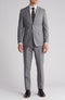 English Laundry Suits Brand Plaid Trim Fit Wool Blend Two-Piece Suit