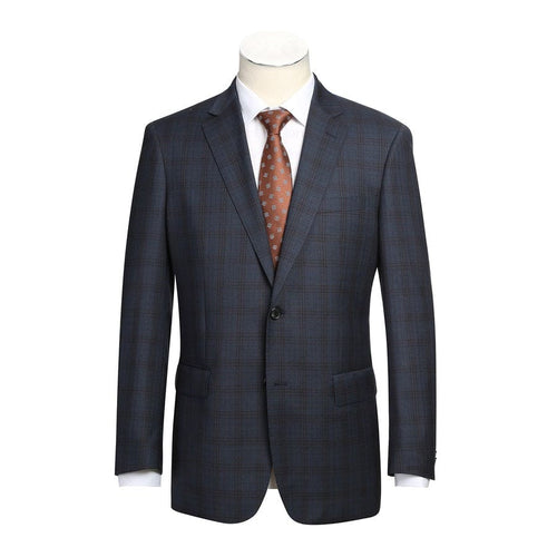 Classic Fit Wool Suit for Men – Business