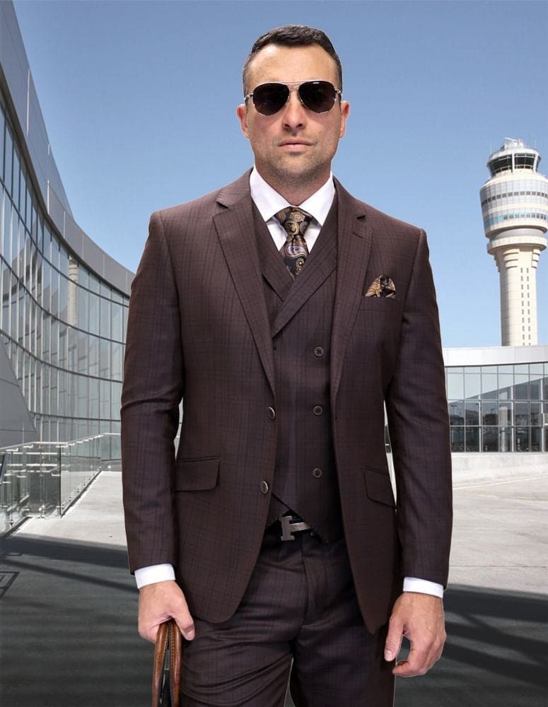 Statement Suits - Modern Fit Suits - Wool Suits - Modern Fit Perfect for Business in 10 colors