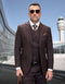 Statement Suits - Statement Plaid Suits - Wool Suits - Modern Fit Perfect for Business in 10 colors