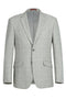 Western Sport Coat - Western Blazer Mens Two Button Slim Fit Sport Coat Blazer in Light Grey Ash Windowpane Plaid