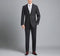 Renoir Suits - Renoir Fashion - Renoir Clothing Super 140s Wool 2-Button SLIM FIT Suit in Charcoal (Short, Regular, and Long Available) by Renoir