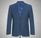 Renoir Suits - Renoir Fashion - Renoir Clothing Single Breasted Wool Blend SLIM FIT Suit in Blue (Short, Regular, and Long Available) by Renoir