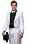 White Tuxedo Tailcoat - White Wedding Suit