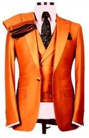 Burnt Orange Mens Suit - AlbertoNardoniStore