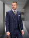 Statement Suit - Navy Wool Suits - Modern Fit Perfect for Business in 10 colors