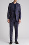 Plaid Trim Fit Peak Lapel Two-Piece Suit