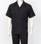 Dreams Mens Black Short Sleeve Walking Suit Daytona 256-00