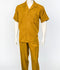 Dreams Mens Mustard Short Sleeve Walking Suit Daytona 256-27