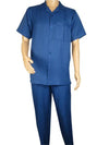 Mens Sailor Blue Short Sleeve Walking Suit