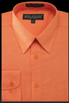 "Orange Men's Regular Fit Dress Shirt - Basic Style"