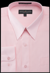 Pink Men's Regular Fit Dress Shirt - Basic Style