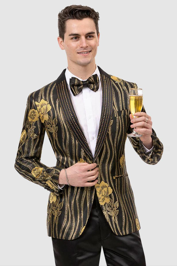EJ Samuel Blk/Gold Suit JP133 main image 0