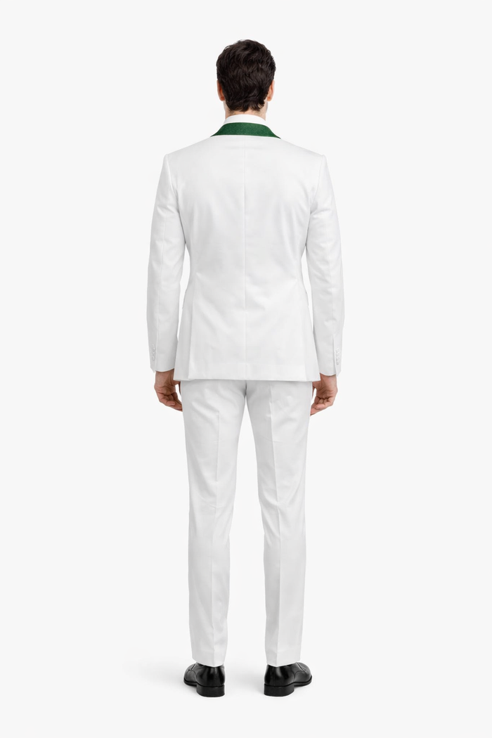 Emerald Green Tuxedo - Hunter Green Tuxedo + Vested Suit