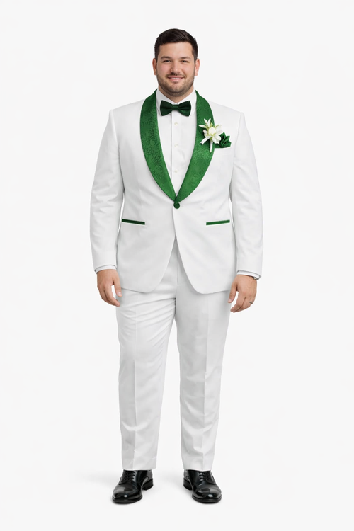 Emerald Green Tuxedo - Hunter Green Tuxedo + Vested Suit