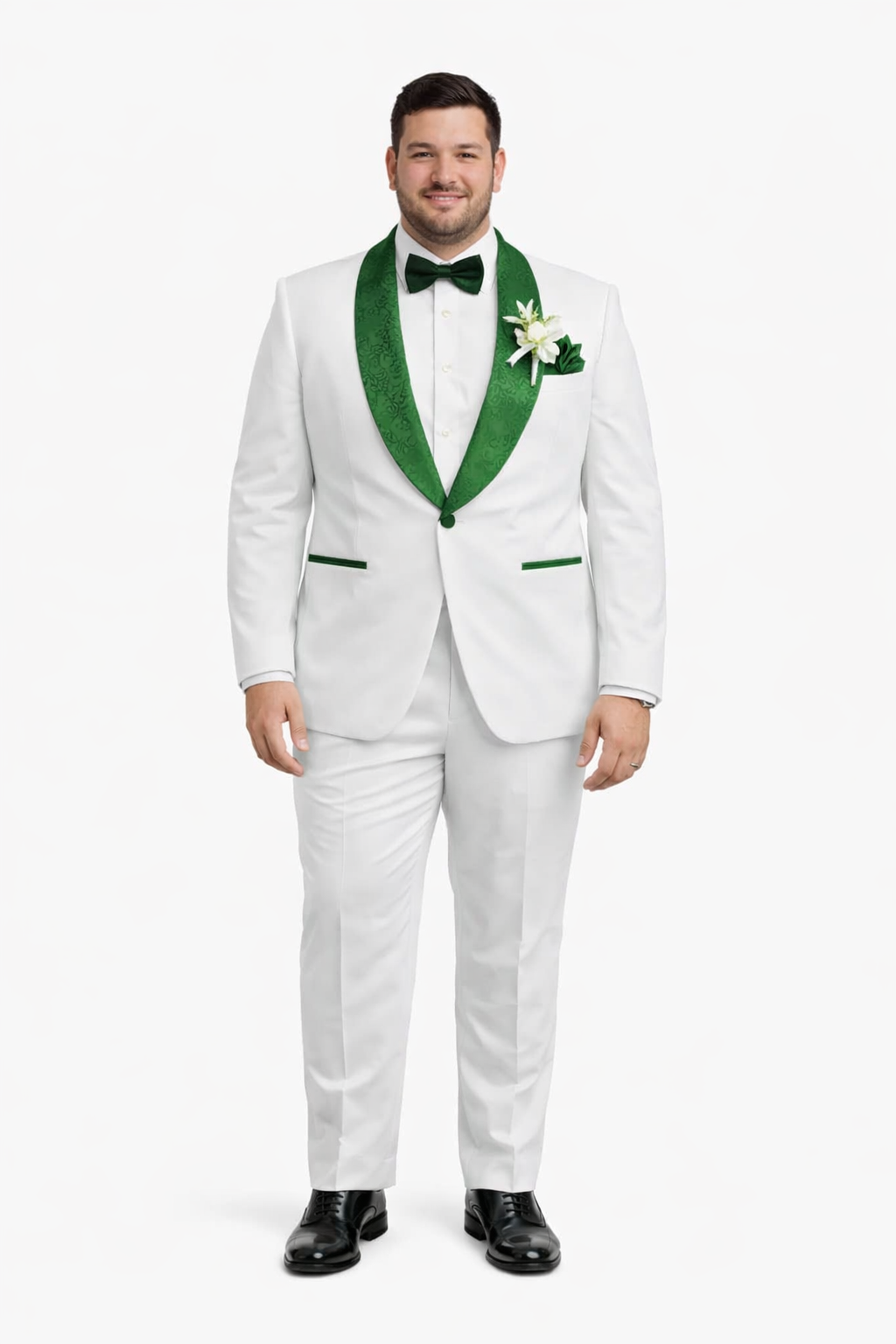 Emerald Green Tuxedo - Hunter Green Tuxedo + Vested Suit