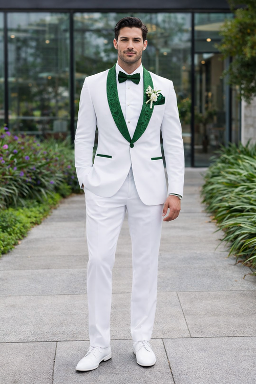 Emerald Green Tuxedo - Hunter Green Tuxedo + Vested Suit Emerald Green Tuxedo - Hunter Green Tuxedo + Vested Suit
