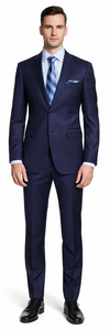 ENZO 150’s Super Wool 2-Button Suits in 6 Solid Colors