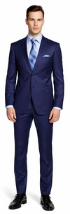 ENZO 150’s Super Wool 2-Button Suits in 6 Solid Fabrics Colors