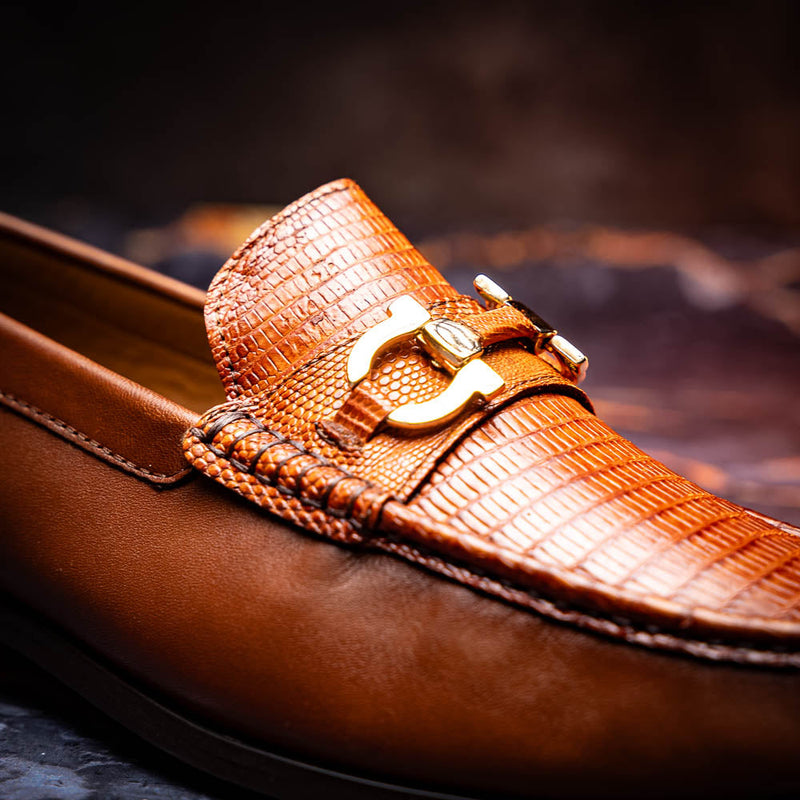 Marco Di Milano Enzo Cognac Leather Dress Shoe