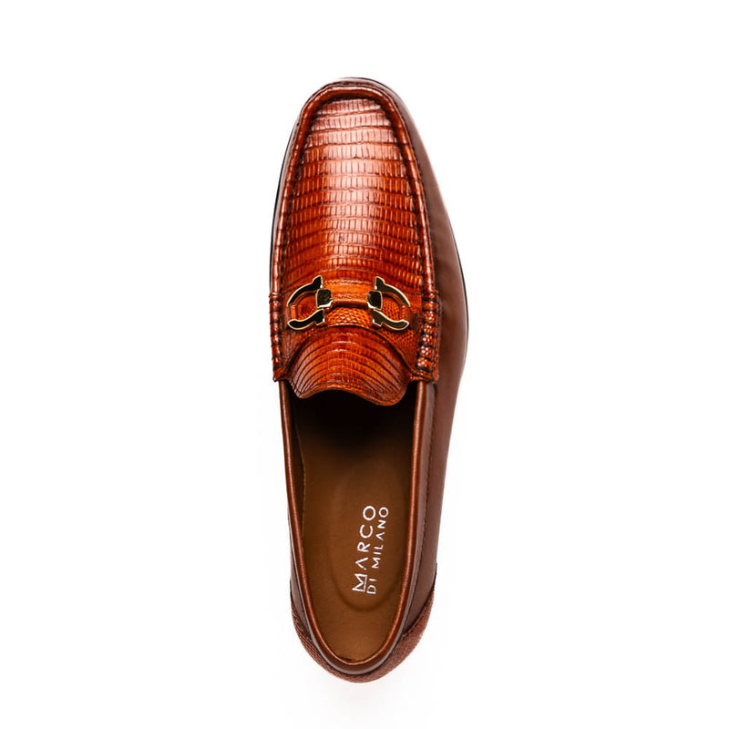 Marco Di Milano Enzo Cognac Leather Dress Shoe