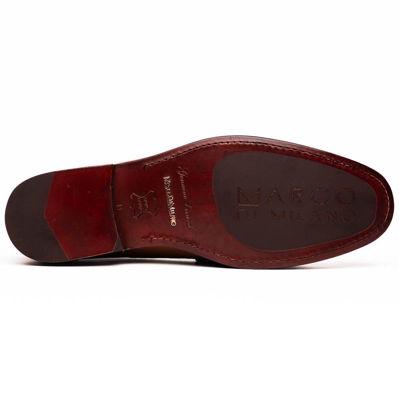 Marco Di Milano Enzo Cognac Leather Dress Shoe