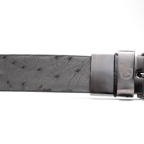 Marco Di Milano Domenico Belt Gray Luxury Leather Loafer