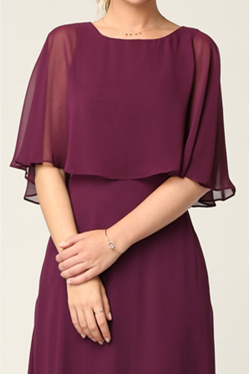 Eva USA 3348 Chiffon Mother of the Bride Gown with Pockets